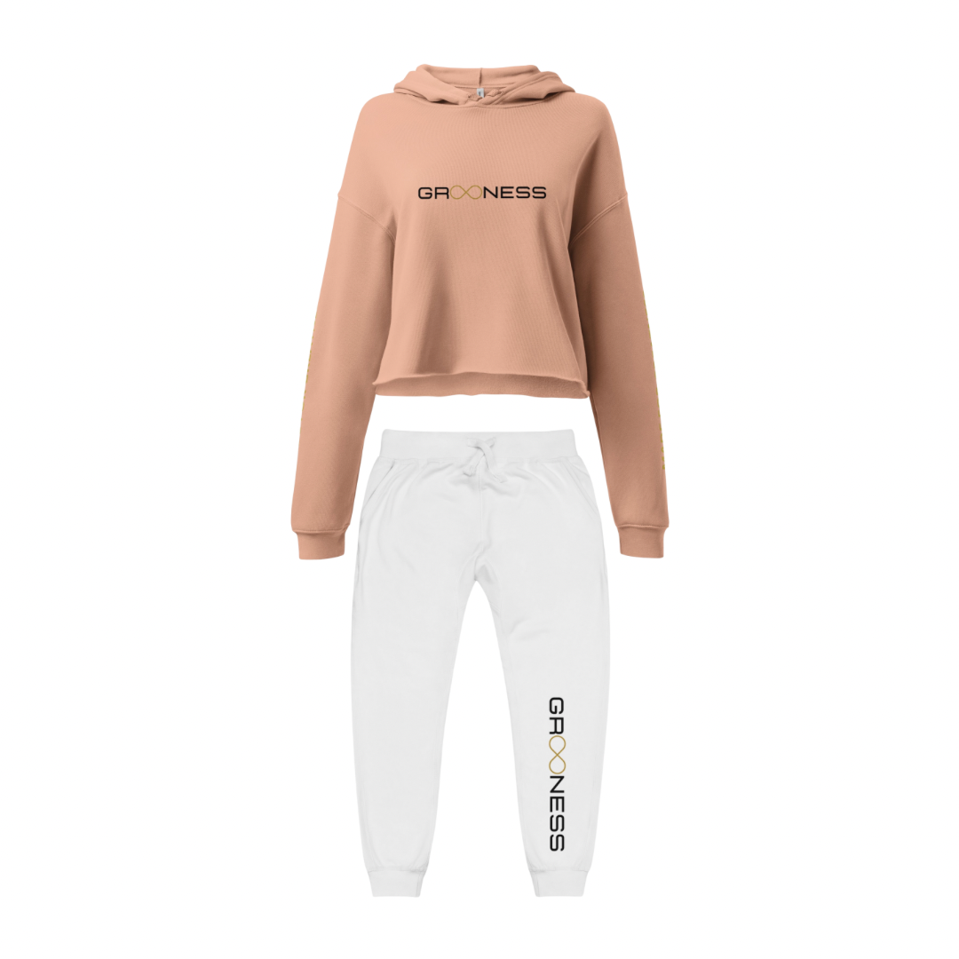 GR8NESS CROP HOODIE+SWEATPANTS