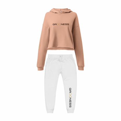 GR8NESS CROP HOODIE+SWEATPANTS