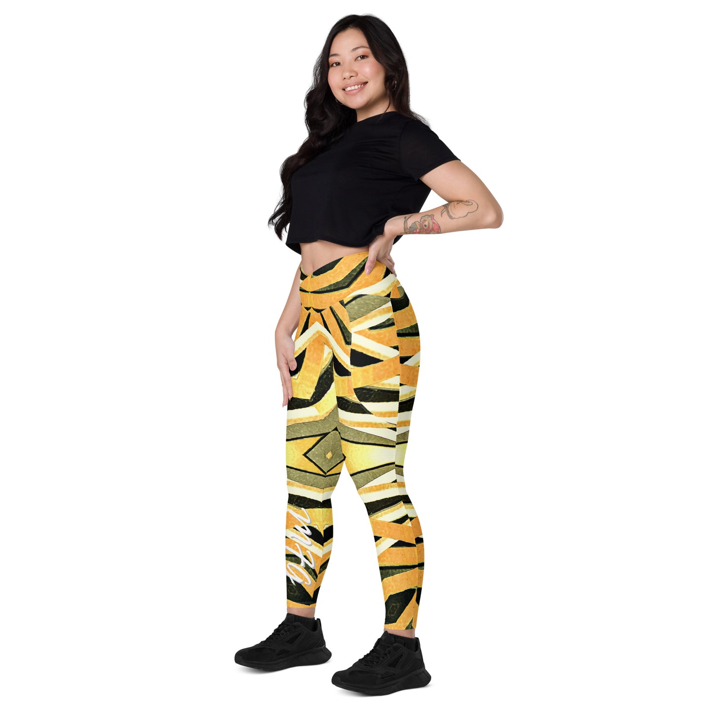 [YELLOW HERITAGE] MFG Leggings with Pockets