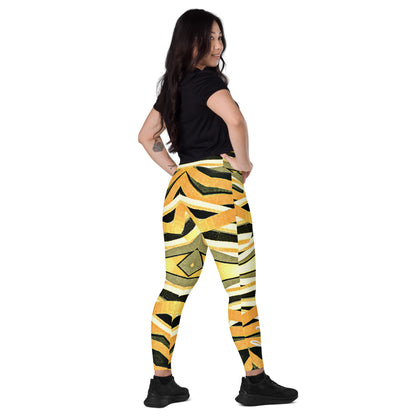 [YELLOW HERITAGE] MFG Leggings with Pockets