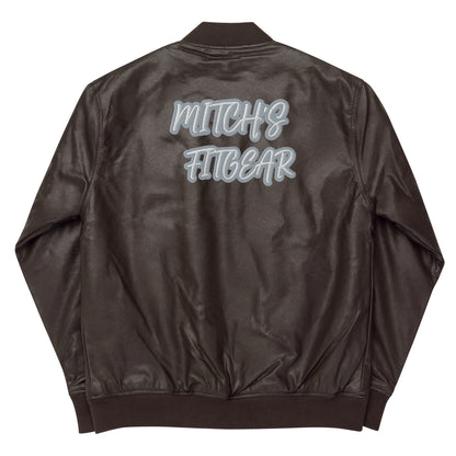 W/S MFG/MITCH'S FITGEAR Blouson aviateur en similicuir