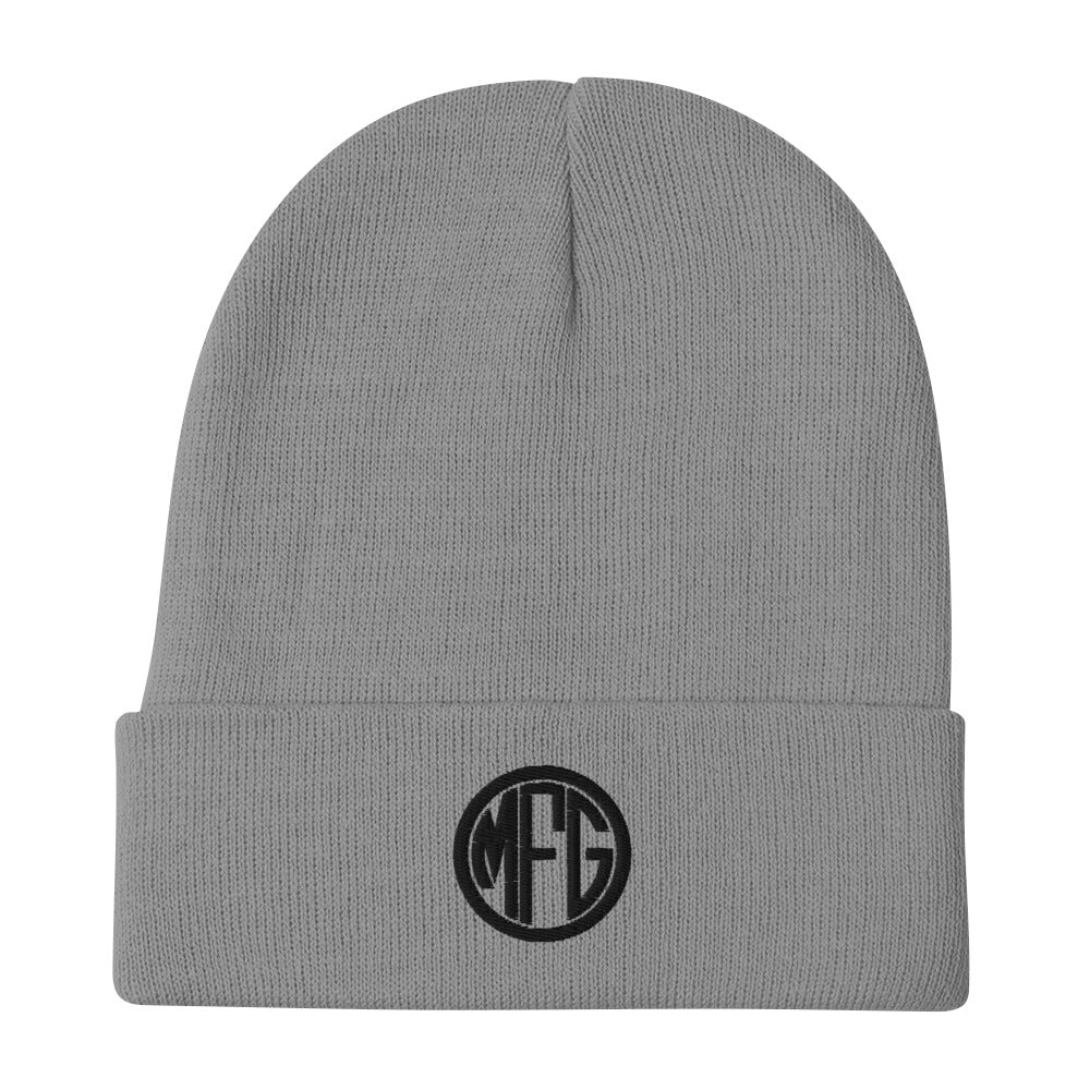 BLK MFG Logo Embroidered Beanie