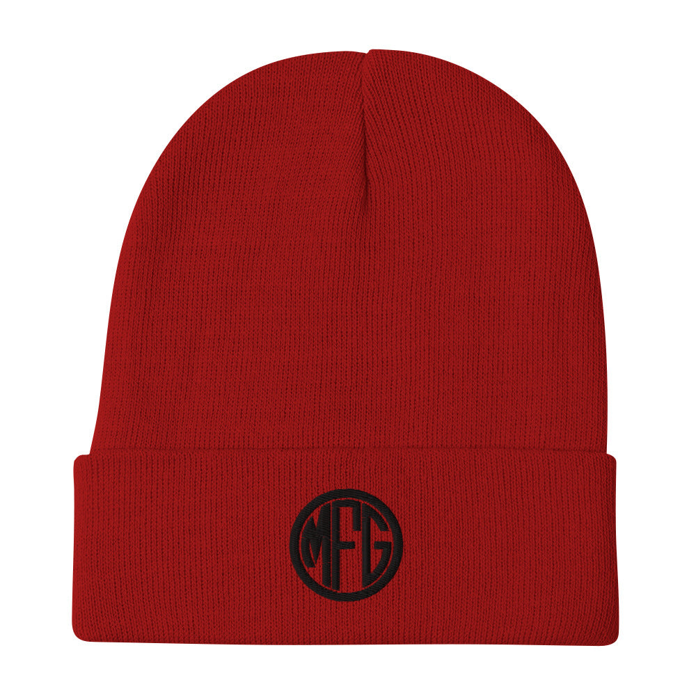 BLK MFG Logo Embroidered Beanie