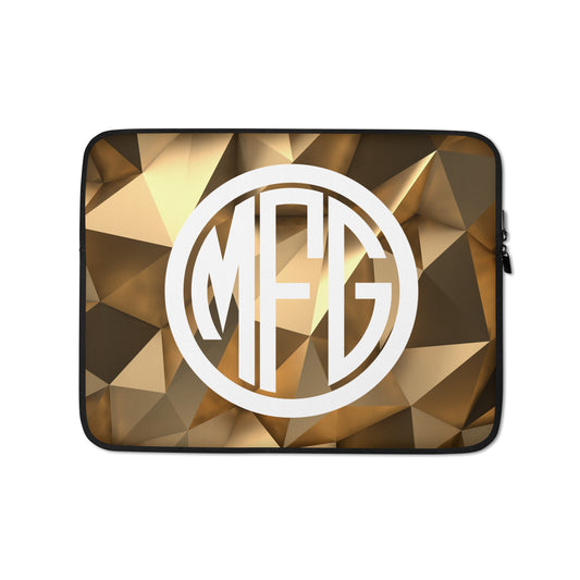 MFG Logo Gold Laptop Sleeve