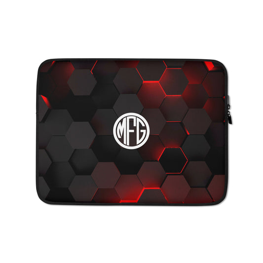 Red Hex MFG Logo Laptop Sleeve