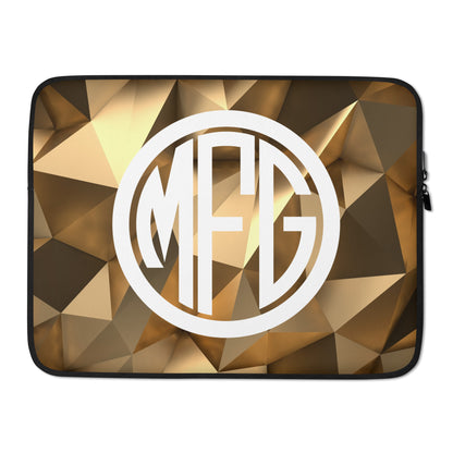 MFG Logo Gold Laptop Sleeve