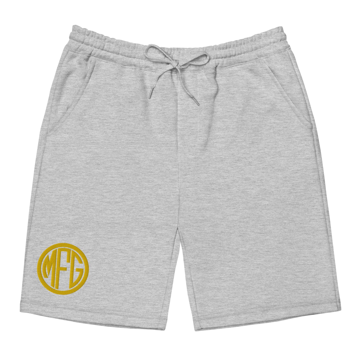 Short polaire homme - Logo MFG - Lettres jaunes