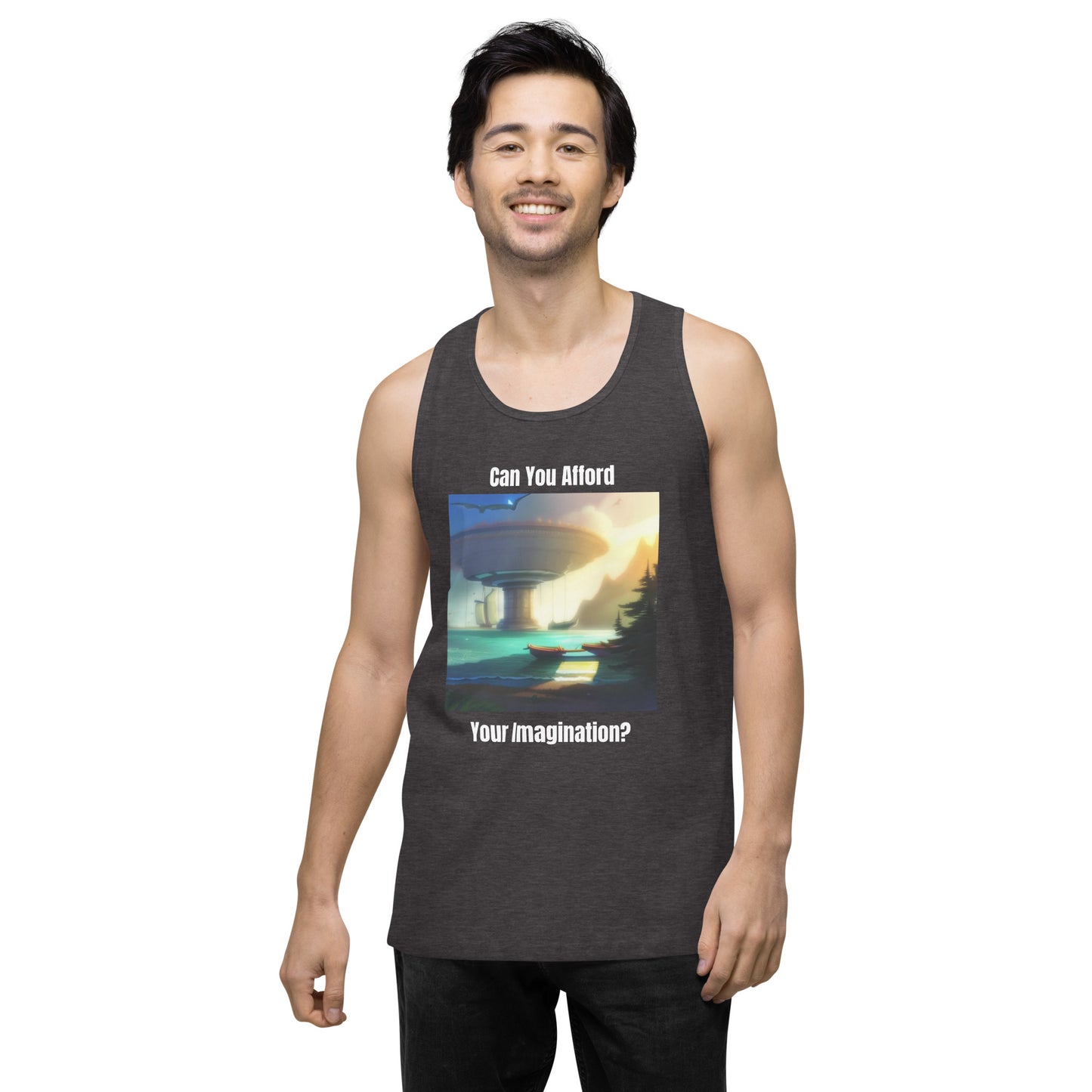 Men's "Can You Afford Your Imagination?" premium tank top