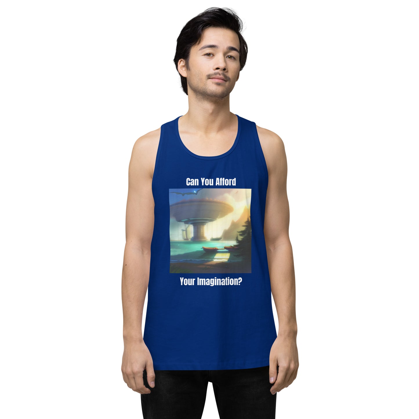 Men's "Can You Afford Your Imagination?" premium tank top