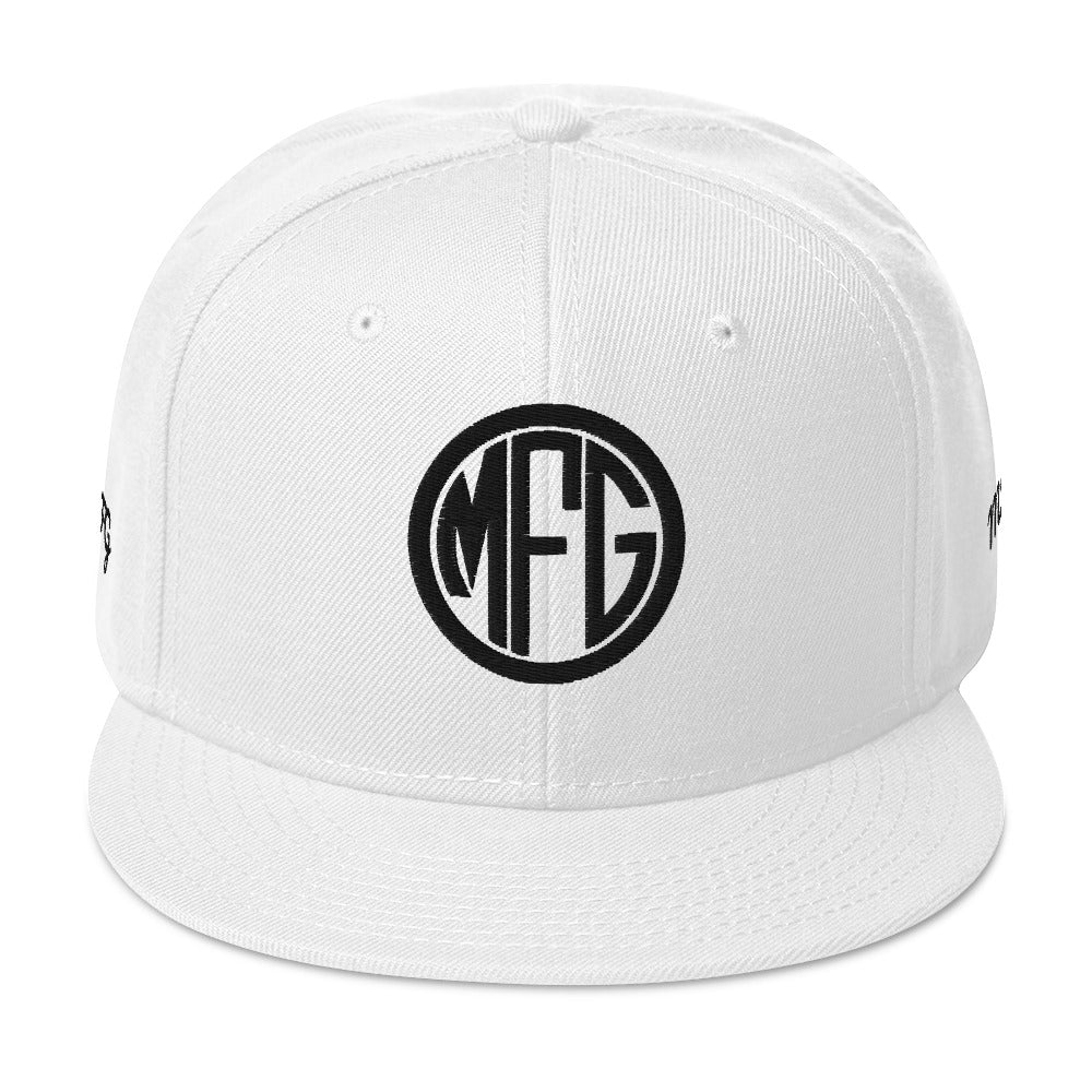 MFG Black Logo Snapback