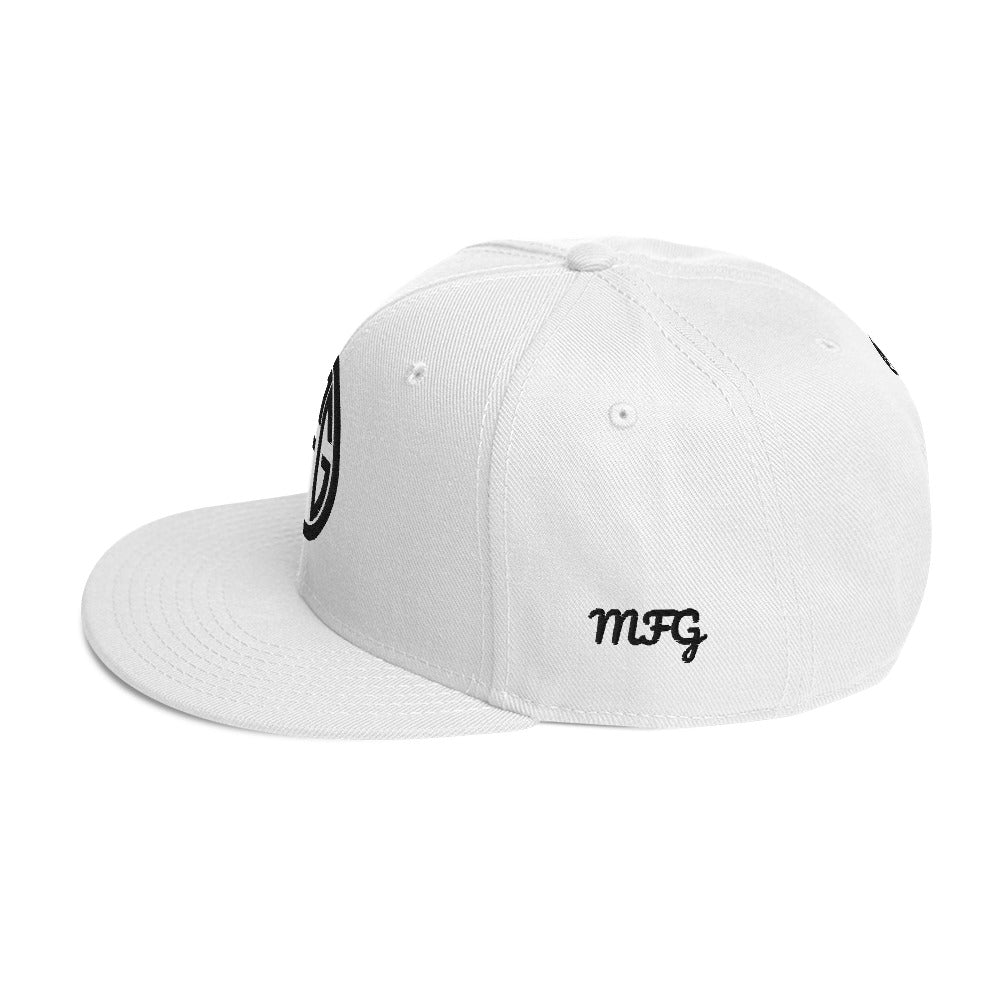 MFG Black Logo Snapback