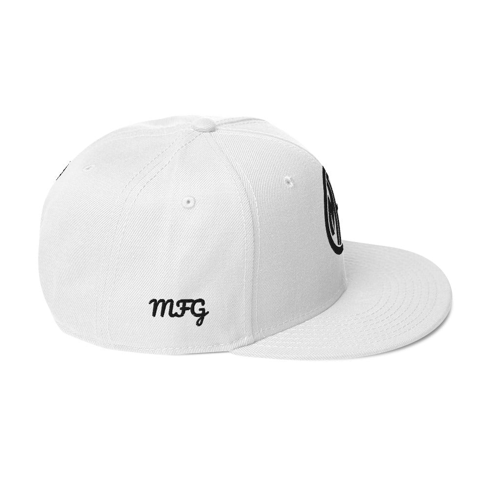 MFG Black Logo Snapback