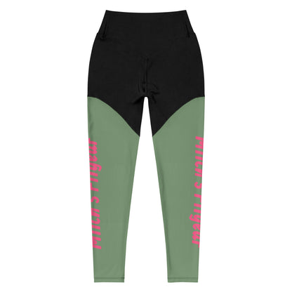 Legging de sport Mitch's Fitgear rose pour femmes