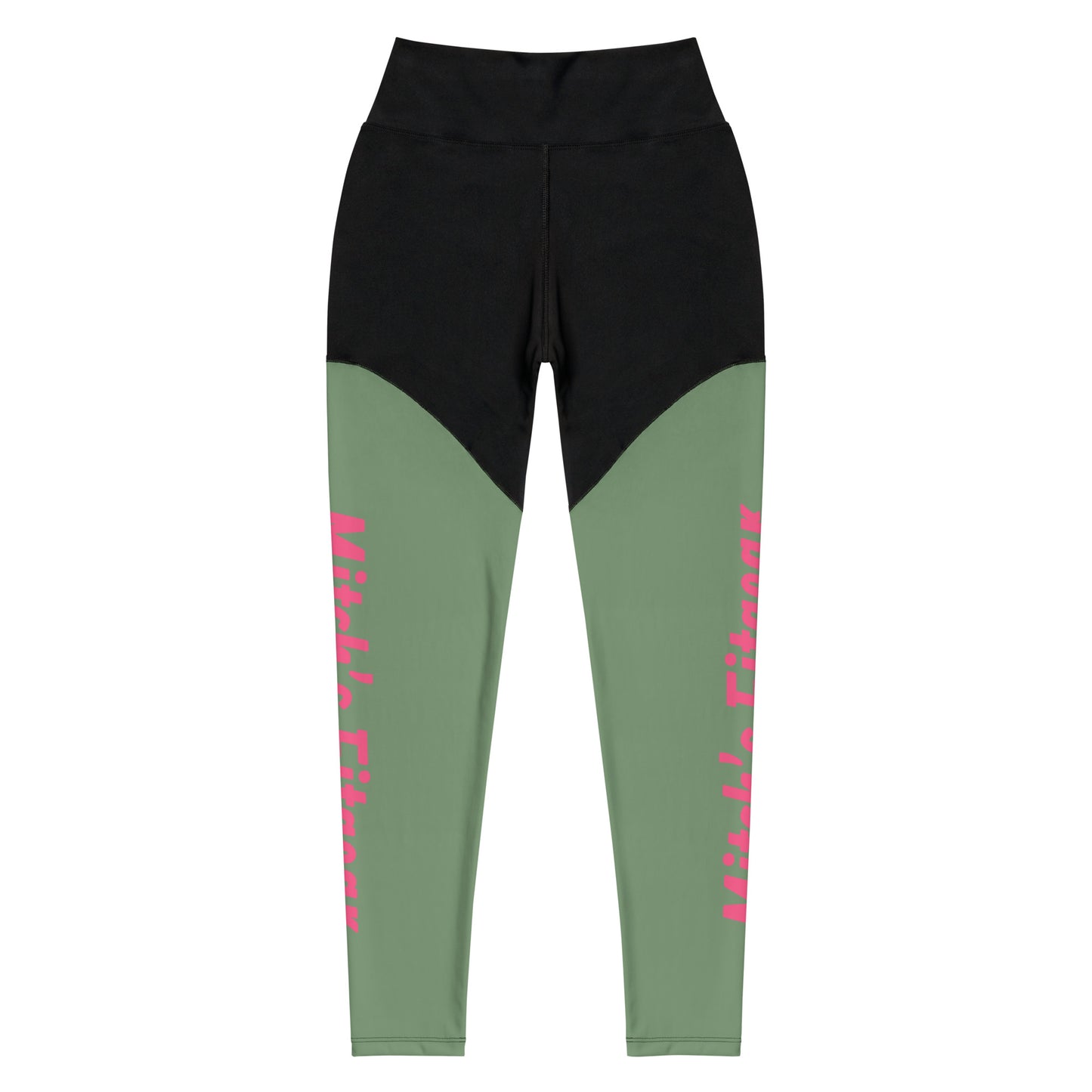 Legging de sport Mitch's Fitgear rose pour femmes