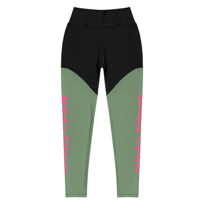 Legging de sport Mitch's Fitgear rose pour femmes