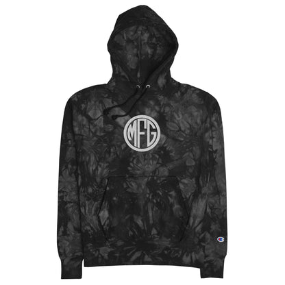 MFG LOGO Champion tie-dye hoodie