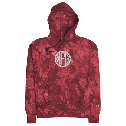 MFG LOGO Champion tie-dye hoodie