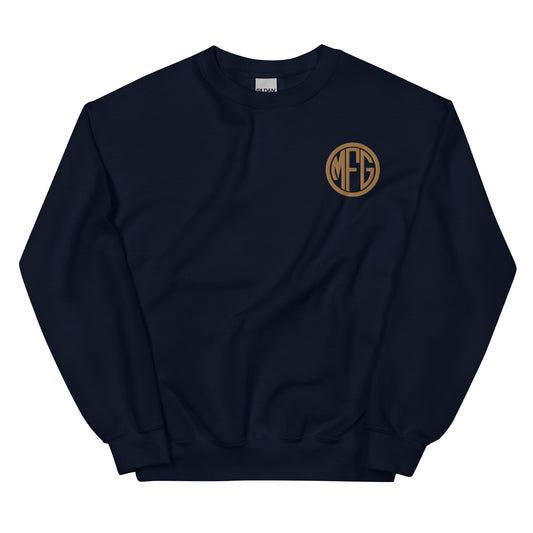 MFG Gold Logo Crewneck Sweatshirt