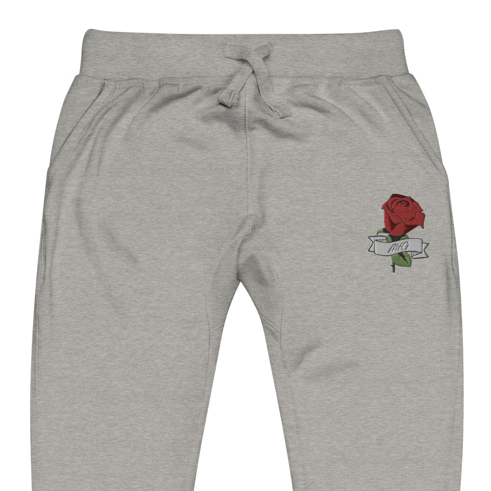 MFG Rose fleece sweatpants