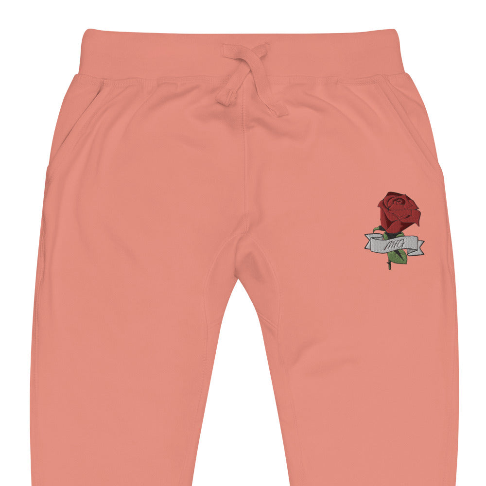 MFG Rose fleece sweatpants