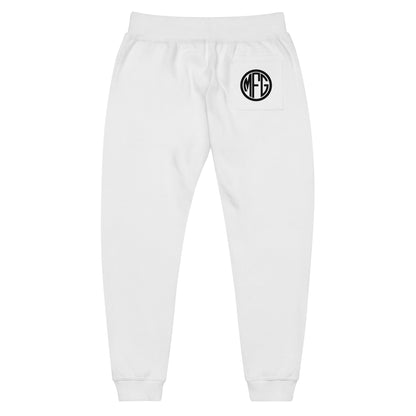 MFG Pantalon de survêtement noir en molleton avec logo