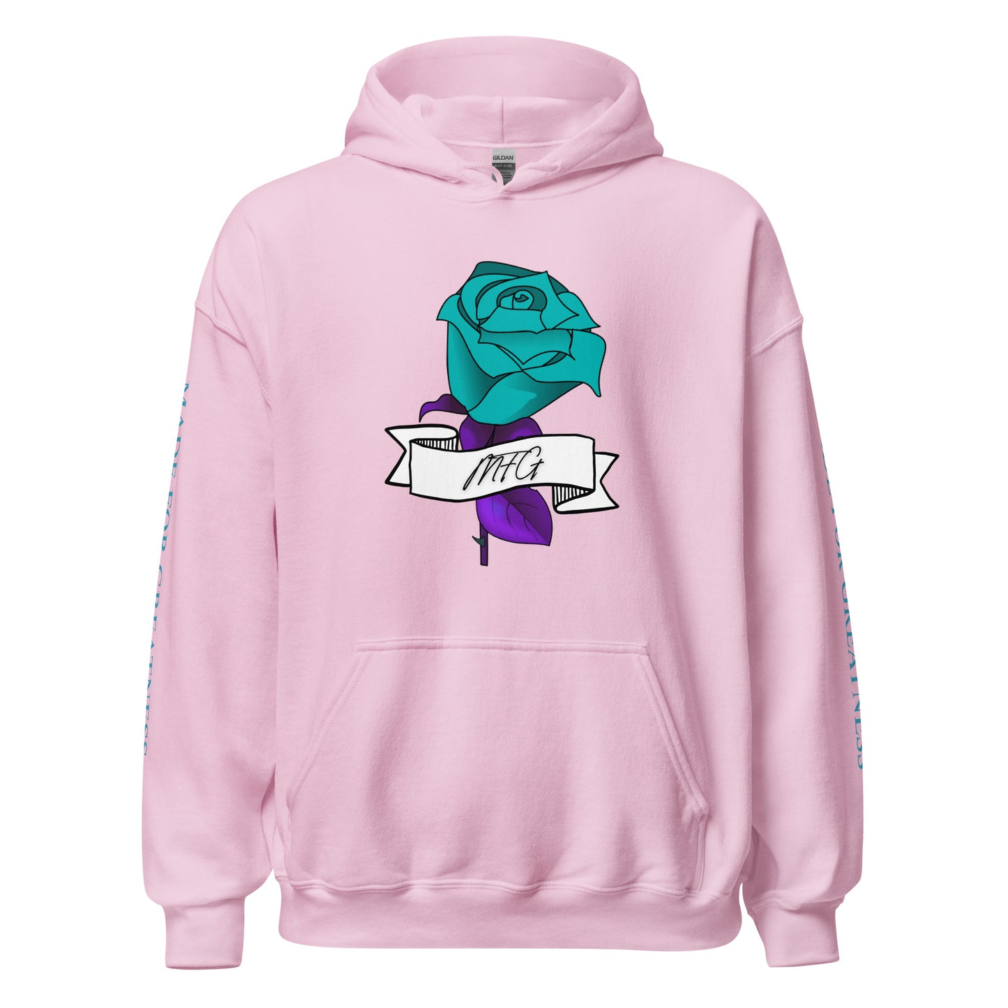 MFG Rose purple Hoodie