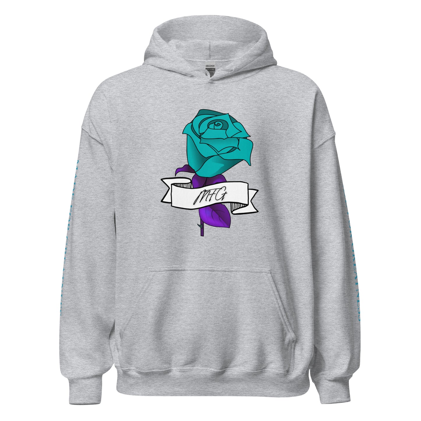 MFG Rose purple Hoodie