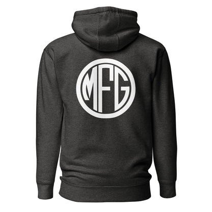 White MFG Logo Hoodie