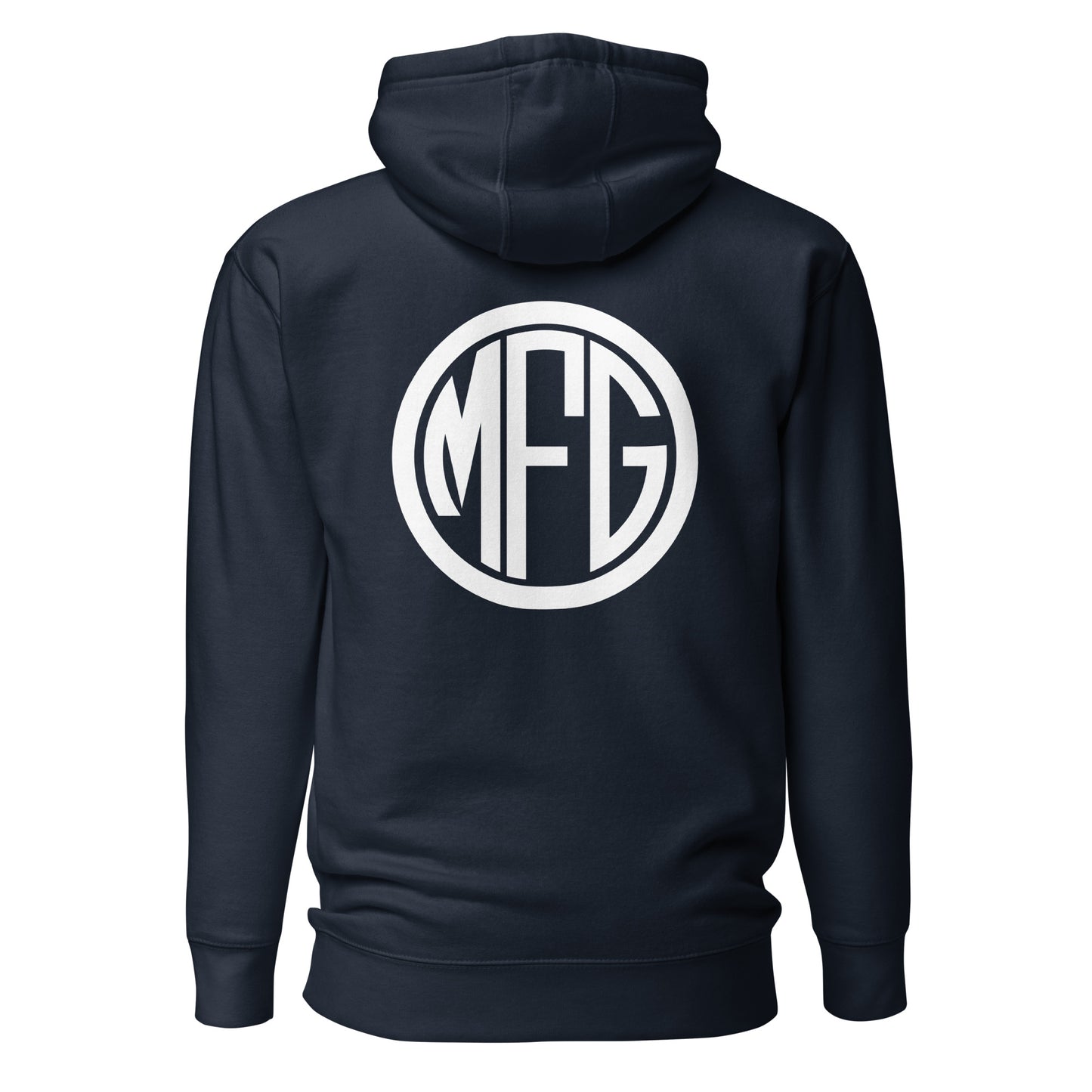 White MFG Logo Hoodie