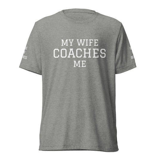 [MY WIFE COACHES ME] Short sleeve t-shirt