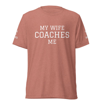 [MY WIFE COACHES ME] Short sleeve t-shirt