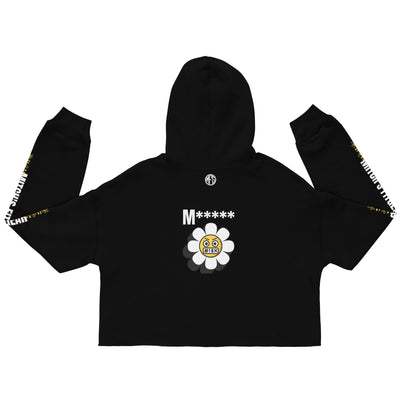 M***** Flower Crop Hoodie