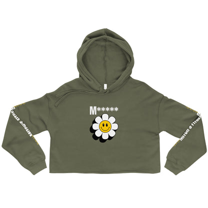 M***** Flower Crop Hoodie