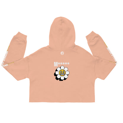 M***** Flower Crop Hoodie