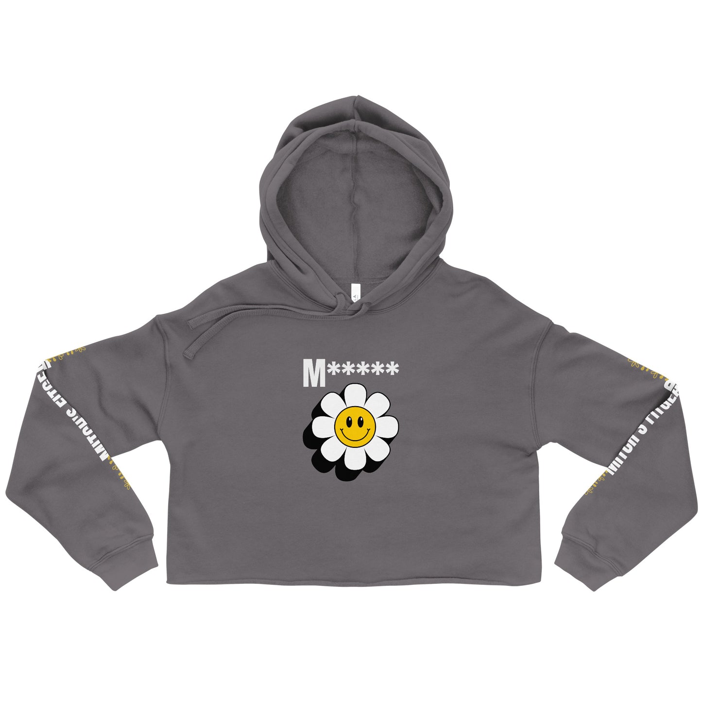 M***** Flower Crop Hoodie