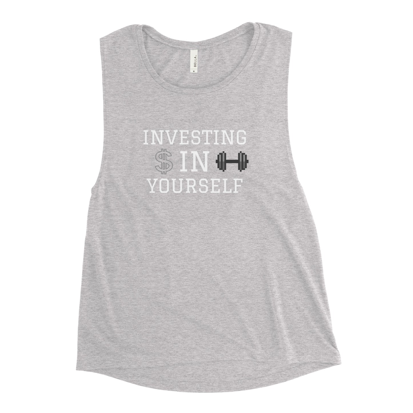 Ladies’s [INVESTING IN YOURSELF] Muscle Tank