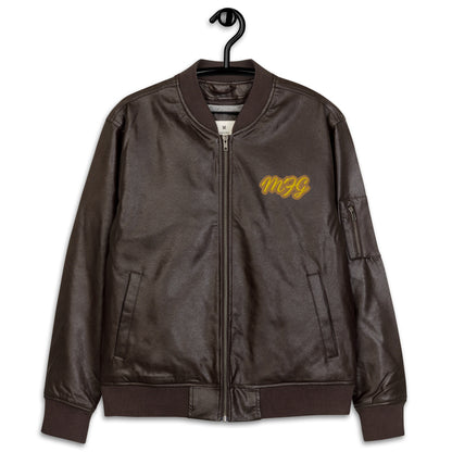 GOLD MFG/MITCH'S FITGEAR Blouson aviateur en similicuir