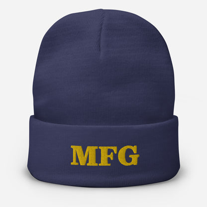 GOLD MFG Embroidered Beanie