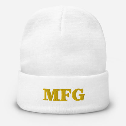 GOLD MFG Embroidered Beanie