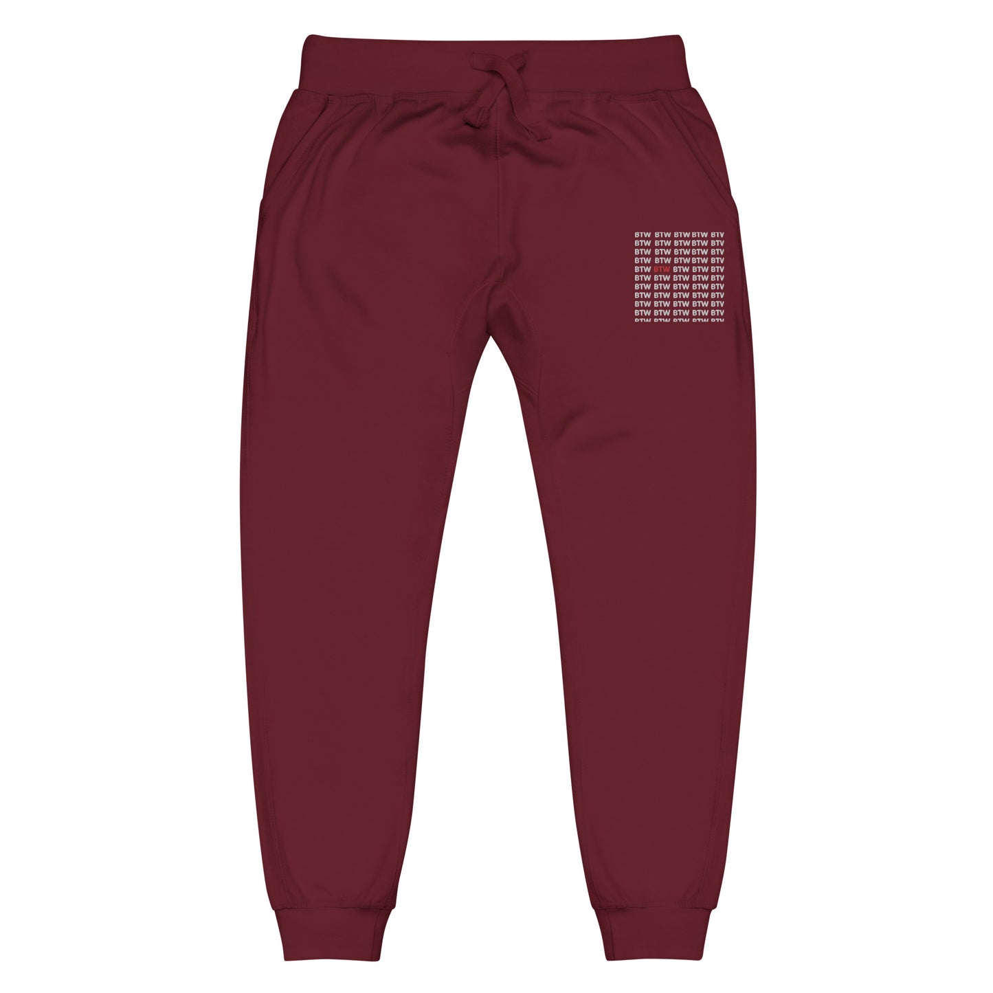 RED BTW fleece sweatpants